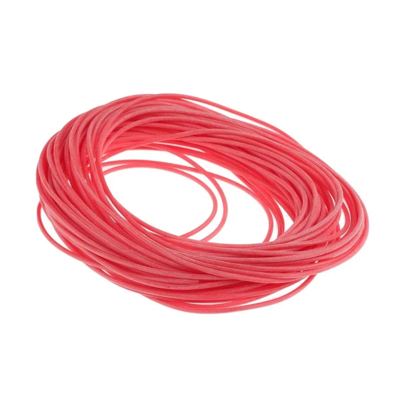 RS PRO Silicone Rubber Red Cable Sleeve 15m Length 1mm Cable Diameter 399-417
