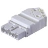 Wieland GESIS Series 4-Pole Male Screw Cable Connector 16A, 250V, IP20 91.942.3053.0