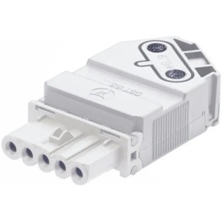 Wieland GESIS Series 5-Pole Cable Power Female Screw Connector 16A 250V IP20 91.951.3053.0