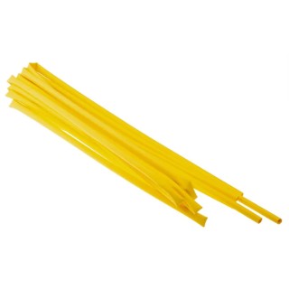 RS PRO Heat Shrink Tubing Yellow 6.4 mm Sleeve Diameter x 1.2 m Length 2:1 Ratio 399-524