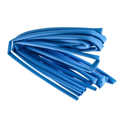 RS PRO Heat Shrink Tubing Blue 4.8 mm Sleeve Diameter x 1.2 m Length Polyolefin Flame Retardant 2:1 Ratio 397-900