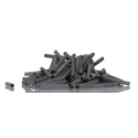 HellermannTyton Expandable Chloroprene Black Cable Sleeve 20mm Length Cable Diameter 1.2mm to 2.4mm PRSH12X20BK-100