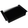 RS PRO Heatsink Universal Rectangular Aluminium Black Anodised 46 mm Height 150 mm Length 240 mm Width 0.4K/W 400-056