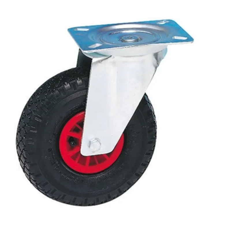 Guitel Hervieu Swivel Castor Wheel 260 mm Diameter 150 kg Load Capacity Pressed Steel Frame 1336026