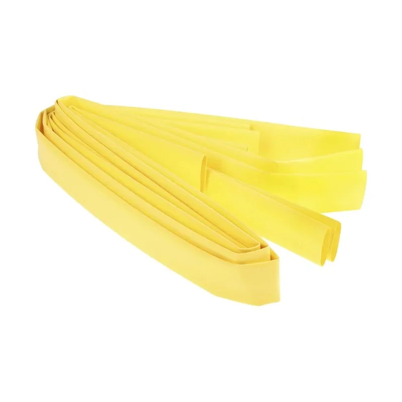 RS PRO Heat Shrink Tubing Yellow 25.4 mm Sleeve Diameter x 1.2m Length Polyolefin Flame Retardant 2:1 Ratio 399-647