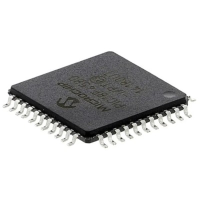 Microchip 8 bit PIC Microcontroller 40 MHz, 32 kB FLASH, 256 B EEPROM, 44-Pin TQFP PIC18F4580-I/PT
