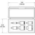 Pomona Test Lead Kit with Test Clip, Jumper Lead, Contact POMONA 5514-RS