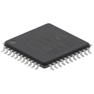 Microchip 8-bit PIC Microcontroller, PIC16F Series, 20 MHz, 7.2 kB Flash, 128B FLASH, 44-Pin TQFP PIC16F874A-I/PT