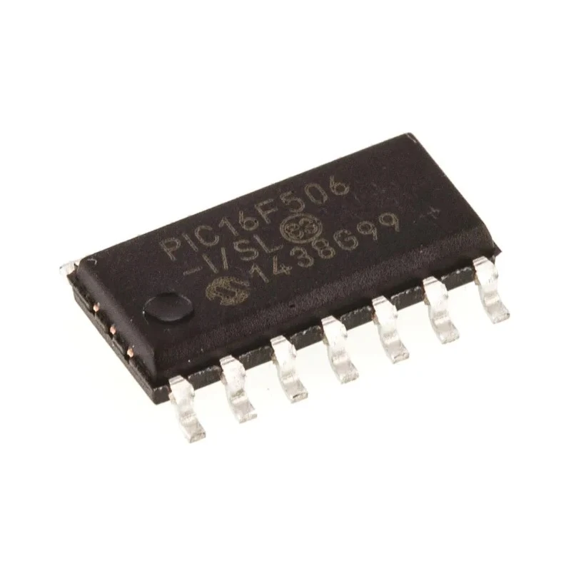 Microchip PIC16F506-I/SL 8 bit PIC Microcontroller, 20 MHz, 1.5 KB FLASH, 14-Pin SOIC Package