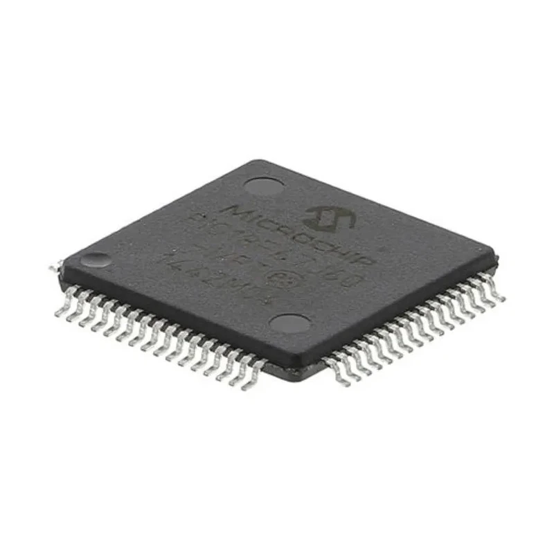 Microchip 8-Bit PIC18F Microcontroller 128kB FLASH, 64-Pin TQFP, 41.67 MHz PIC18F67J60-I/PT