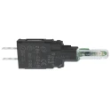 Schneider Electric Harmony XB6 Series Light Block, 230 V AC/DC, Green LED Illumination ZB6EM3B