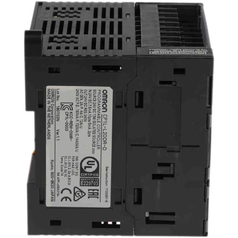 Omron PLC CPU 12-Input PNP/NPN 8 Outputs Relay Output 2A USB Communication Ladder Logic CP1L