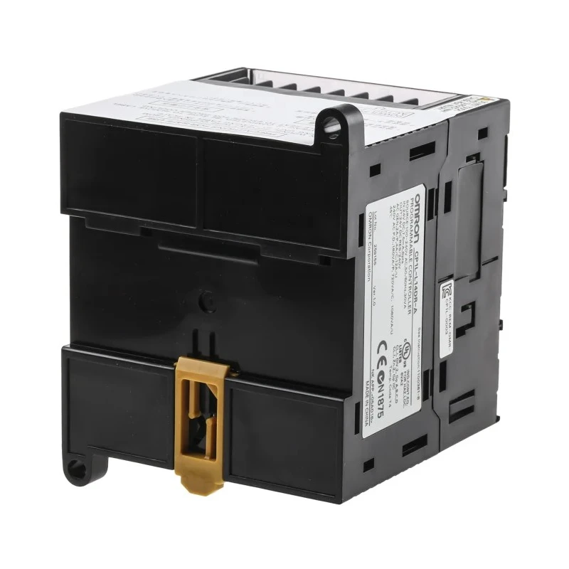 Omron PLC CPU, 8-Input, DC Input, 6 Relay Outputs, USB Communication, Ladder Logic Programming, DIN Rail Mount CP1L