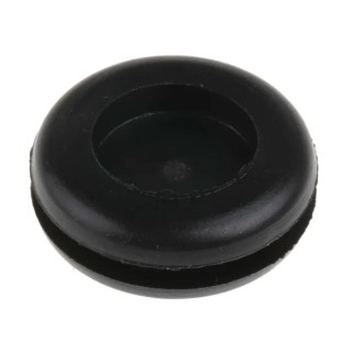 Essentra Black Polyvinyl Chloride Cable Grommet 16 mm Panel Hole Diameter for 12.5 mm Cable DG-19427