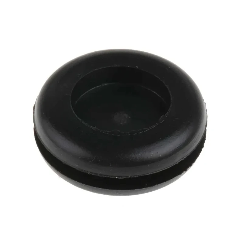 Essentra Black Polyvinyl Chloride Cable Grommet 16 mm Panel Hole Diameter for 12.5 mm Cable DG-19427