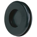 Essentra Black Polyvinyl Chloride 20 mm Cable Grommet for 15.5 mm Cable Diameter DG-10187