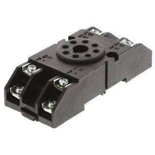 Tempatron 8 Way 250V AC DIN Rail Relay Socket for Octal Relay S8P