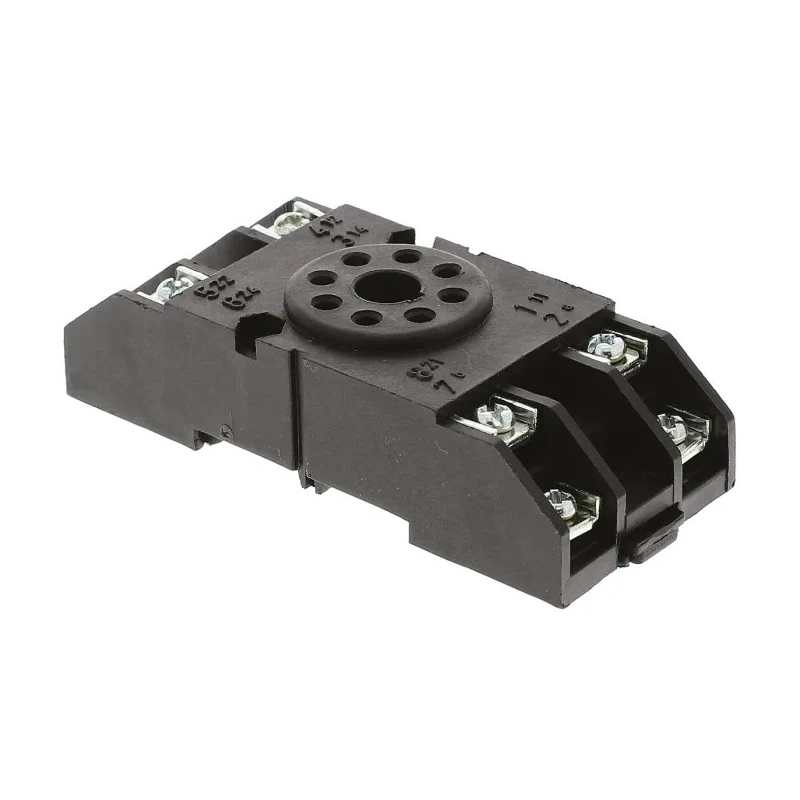 Tempatron 8 Way 250V AC DIN Rail Relay Socket for Octal Relay S8P