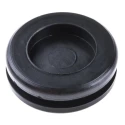 Essentra Black Polyvinyl Chloride Cable Grommet 19 mm Panel Hole Diameter for 15.5 mm Cable Diameter DG-10134