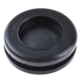 Essentra Black Polyvinyl Chloride Cable Grommet 19 mm Panel Hole Diameter for 15.5 mm Cable Diameter DG-10134