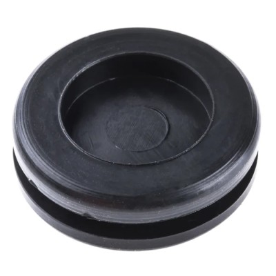 Essentra Black Polyvinyl Chloride Cable Grommet 19 mm Panel Hole Diameter for 15.5 mm Cable Diameter DG-10134