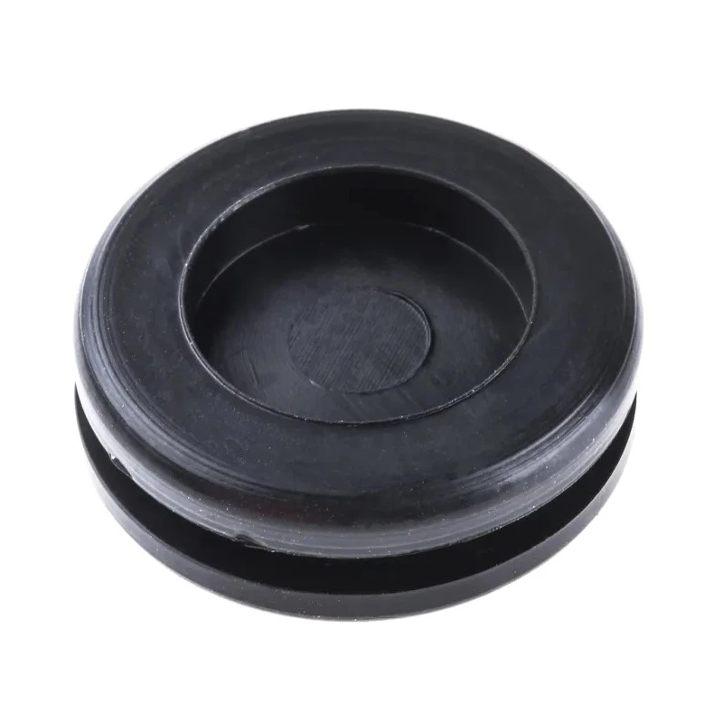 Essentra Black Polyvinyl Chloride Cable Grommet 19 mm Panel Hole Diameter for 15.5 mm Cable Diameter DG-10134
