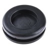 Essentra Black Polyvinyl Chloride Cable Grommet 19 mm Panel Hole Diameter for 15.5 mm Cable Diameter DG-10134