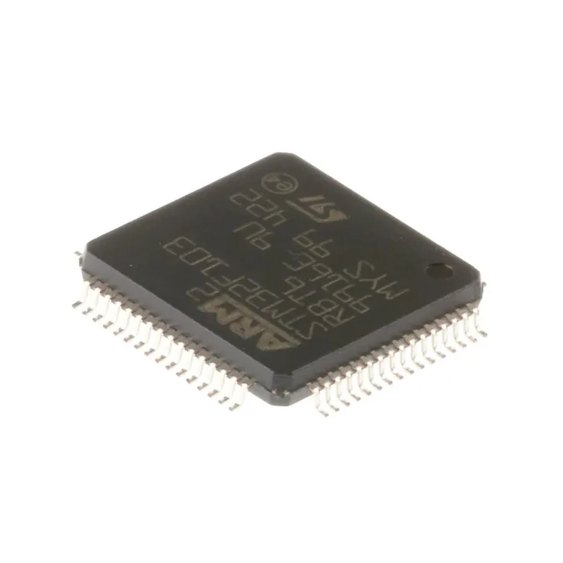 STMicroelectronics STM32F103RBT6 32 bit ARM Cortex M3 Microcontroller 72 MHz 128kB FLASH 64-Pin LQFP