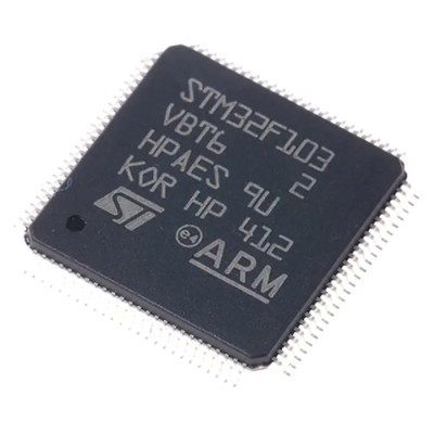 STMicroelectronics 32 bit ARM Cortex M3 STM32F1 Microcontroller 128kB FLASH 72 MHz 100-Pin LQFP STM32F103VBT6