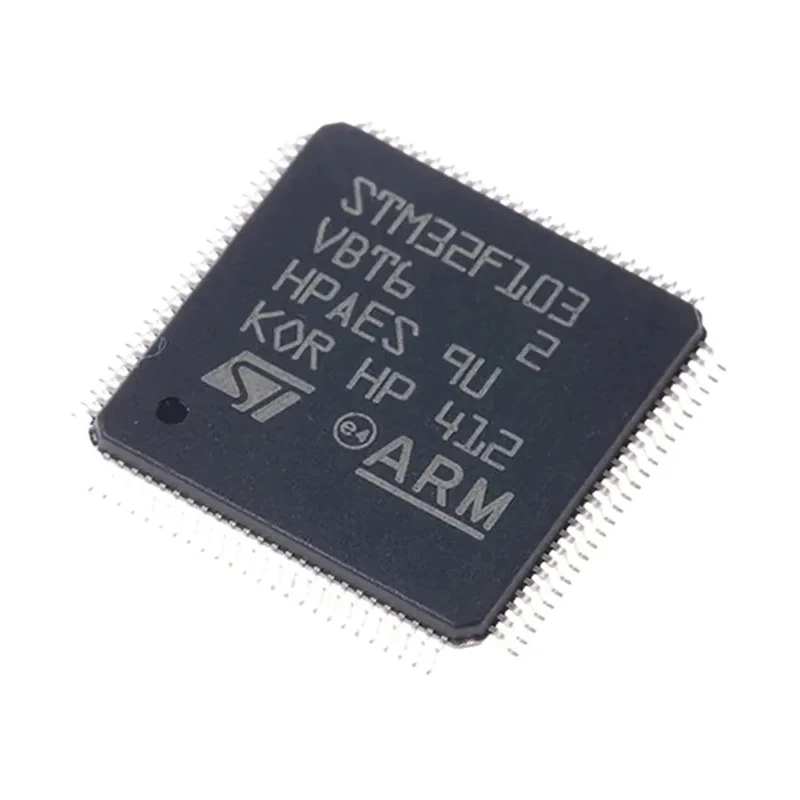 STMicroelectronics 32 bit ARM Cortex M3 STM32F1 Microcontroller 128kB FLASH 72 MHz 100-Pin LQFP STM32F103VBT6
