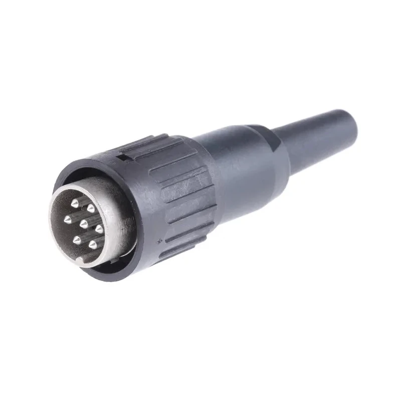 Amphenol Industrial C 091 B 7 Pole Straight M16 DIN Plug, 5A, 300V AC, IP40, Screw Cable Male T3434501