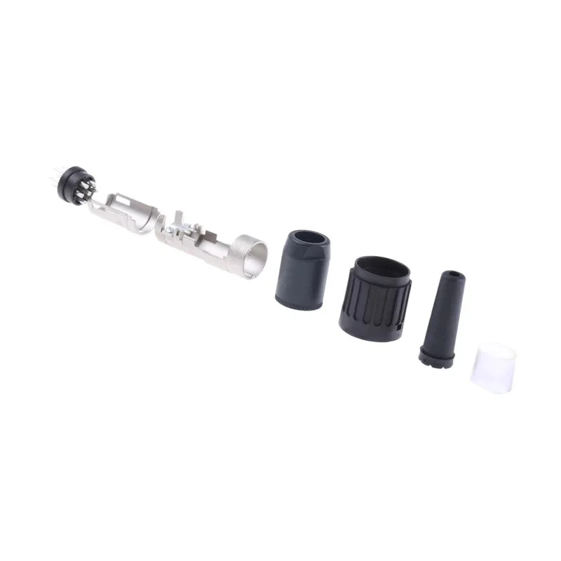 Amphenol Industrial C 091 B 7 Pole Straight M16 DIN Plug, 5A, 300V AC, IP40, Screw Cable Male T3434501