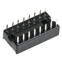 Winslow 2.54 mm Pitch Vertical 16 Way Through Hole Stamped Pin Open Frame DIL Socket, 10A W3116TRC