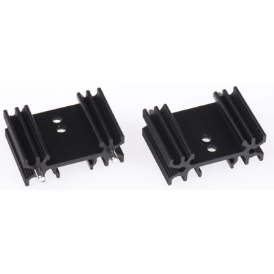 AAVID THERMALLOY Heatsink for PCBs, LEDs, Electronic Components, 11.4°C/W Thermal Resistance, 25 mm x 12.5 mm x 25 mm 437856