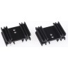 AAVID THERMALLOY Heatsink for PCBs, LEDs, Electronic Components, 11.4°C/W Thermal Resistance, 25 mm x 12.5 mm x 25 mm 437856