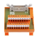 RS PRO 20-Contact Male Interface Module IDC Connector DIN Rail Mount 50V 1A 403-314