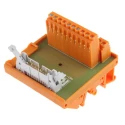 RS PRO 20-Contact Male Interface Module IDC Connector DIN Rail Mount 50V 1A 403-314