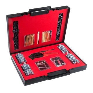 Cinch 11-Piece D-Sub Connector Kit with Screwdown Diecast Backshells RK000080000E000