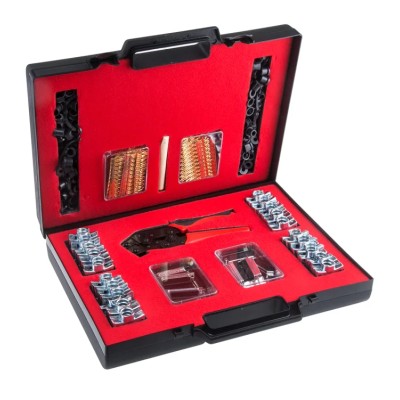 Cinch 11-Piece D-Sub Connector Kit with Screwdown Diecast Backshells RK000080000E000
