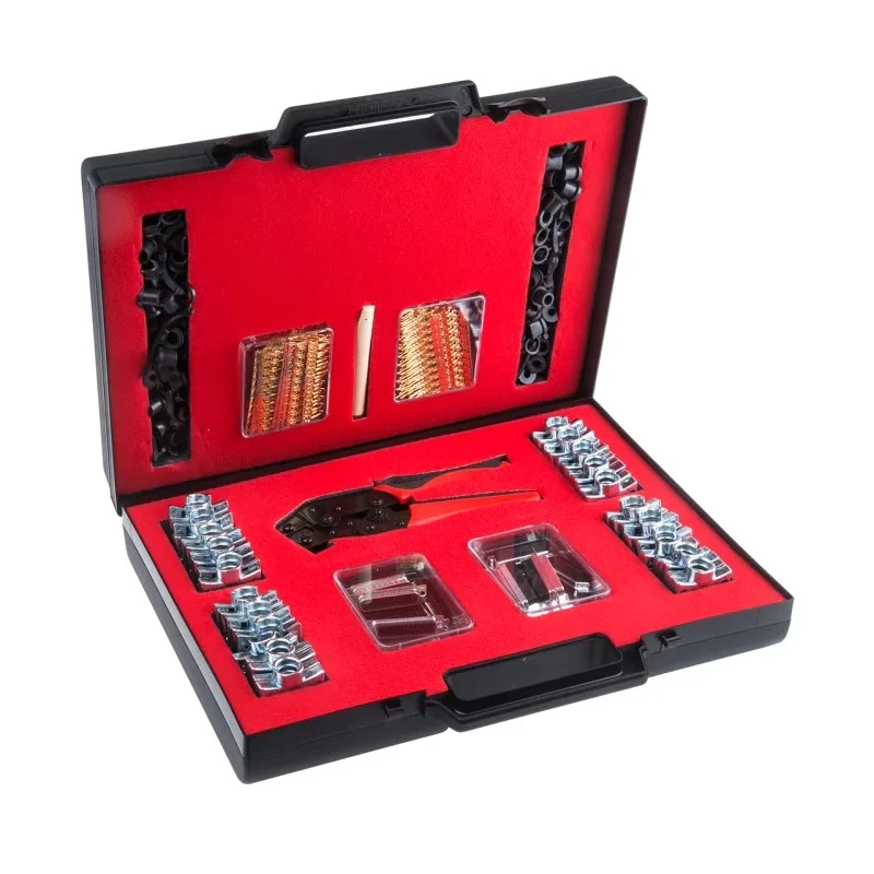Cinch 11-Piece D-Sub Connector Kit with Screwdown Diecast Backshells RK000080000E000