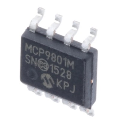Microchip Digital Output Temperature Converter SMBus Serial-I2C ±0.5°C Accuracy 8-Pin SOIC MCP9801