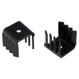 AAVID THERMALLOY Heatsink for PCBs, Electronic Components, LEDs 21°C/W Thermal Resistance 19 mm x 22 mm x 19 mm TV4G