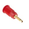 Staubli Red Female Banana Socket 4 mm Connector, Solder Termination, 1kV, 32A, Gold Plating 23.3020-22