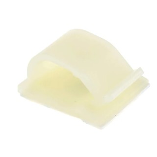 RS PRO Natural Nylon Cable Clip Self-Adhesive 15.75 mm Max Bundle Diameter 32.5 mm x 28.3 mm x 15.2 mm 404-427