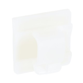 RS PRO Natural Nylon Cable Clip Self-Adhesive 7.11 mm Max Bundle Diameter 26.8 x 26.5 x 11.7 mm 404-433