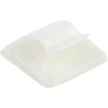 RS PRO Natural Nylon Self-Adhesive Cable Clip 4.06 mm Max Bundle Diameter 19 mm Length 19 mm Width 7.2 mm Depth 404-459