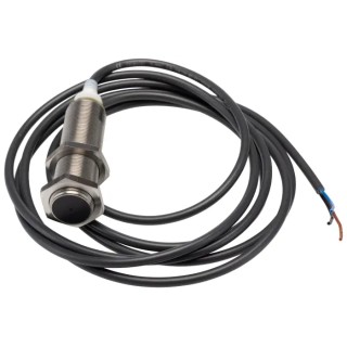 Omron Threaded Barrel Inductive Proximity Sensor M18 PNP, 24 V DC, 8 mm Detection, 240 V AC, 32 V DC, 200 mA E2AS18LS08WPB12M