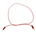 Staubli Connector Test Lead 3A, 30 V AC, 60 V DC, Red, 300 mm Lead Length 28.0026-030-22