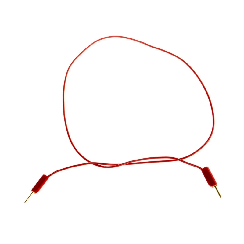 Staubli Connector Test Lead 3A, 30 V AC, 60 V DC, Red, 300 mm Lead Length 28.0026-030-22