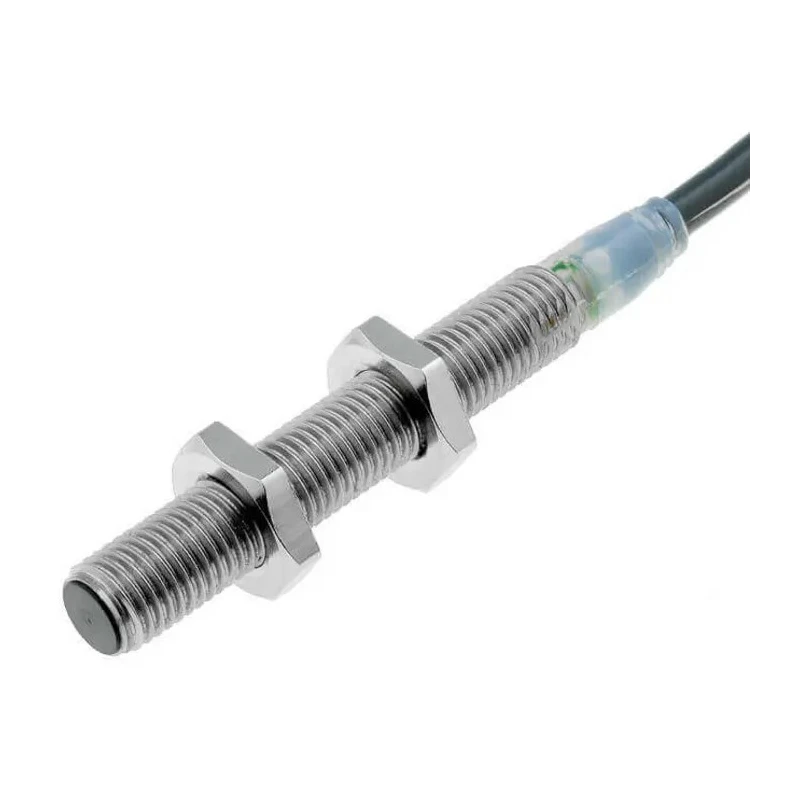 Omron Threaded Barrel Inductive Proximity Sensor M8 PNP 24V DC 2mm Detection 1.5kHz E2A-S08LS02-WP-B1 2M